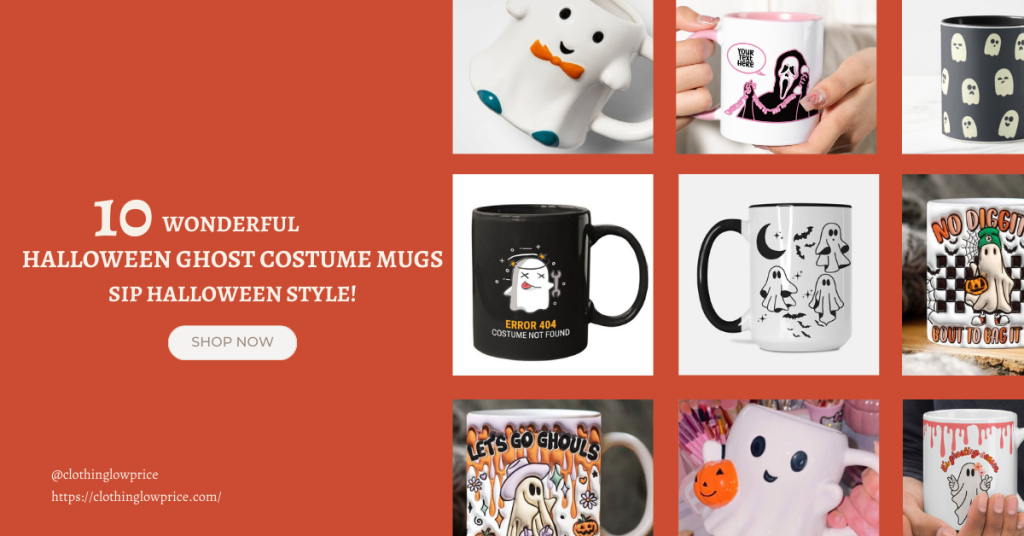 10 Wonderful Halloween Ghost Costume Mugs Sip Halloween Style!