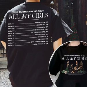 2023 Everglow US Tour Merch All My Girls Tour 2023 US Shirt All My Girls Tour Dates 2023 T Shirt 2