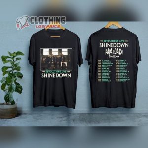 2023 Shinedown Band The Revolutions Live Tour Shirt Shinedown Tour 2023 Presale Code Merch
