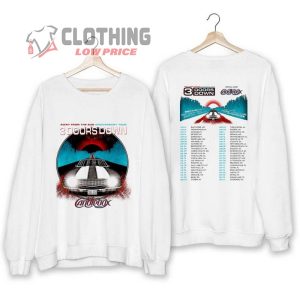 3 Away From Doors The Sun Down Anniversary Tour 2023 T- Shirt, 3 Doors Down Tour Concert Sweatshirt, Away From The Sun Anniversary Tour 2023 Hoodie