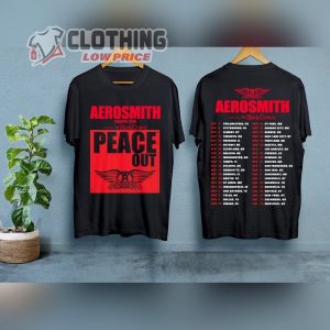 Aerosmith 2023-2024 North American Farewell Tour Shirt, Aerosmith Tour Merch, Aerosmith Farewell Tour Dates T- Shirt
