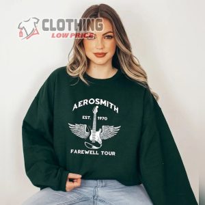 Aerosmith Farewell Tour 2023 Shirt, Aerosmith Tour Setlist Sweatshirt, Aerosmith Concert Philadelphia Merch