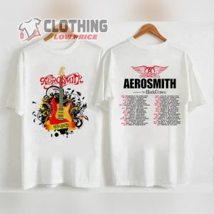 Aerosmith Farewell Tour With The Black Crowes T- Shirt, Aerosmith Farewell Tour Dates T- Shirt, Aerosmith Farewell Tour 2023 Merch
