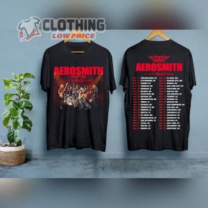 Aerosmith Farewell Tour With The Black Crowes Tour Shirt, c T- Shirt, Aerosmith Setlist 2023 Tour Merch