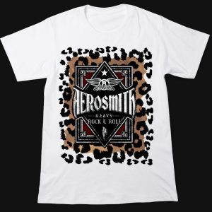 Aerosmith First Album T- Shirt, Aerosmith Tour Setlist T- Shirt, Aerosmith Tour Setlist Shirt Ideas Merch