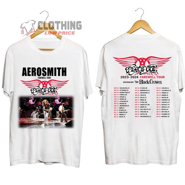 Aerosmith World Tour 2024 Setlist Tickets Merch, Aerosmith 2023 2024