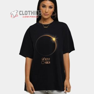 America Eclipse Checklist 4.08.24 Total Solar Eclipse 2024 Merch, Space Celestial Shirt, Total Solar Eclipse 2024 T-Shirt
