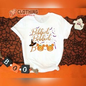 Bibbidi Bobbidi Boo Pumpkin Shirt, Mickey Pumpkin TShirt, Disney T-Shirt, Disney Halloween Family Matching Tee, Disney Halloween Family Trip Merch