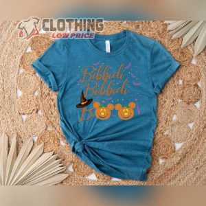 Bibbidi Bobbidi Boo Shirt, Mickey Pumpkin Disney Halloween Family Shirt