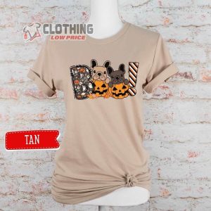 Boo Halloween Shirt Halloween Pumpkin T Shirt Frenchie Bulldog 3