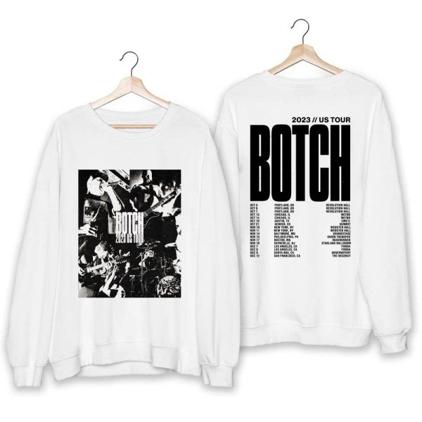 Botch Band Tour Dates 2023 US Merch, Botch Band 2023 Concert Shirt, Botch Tour 2023 Tickets T-Shirt