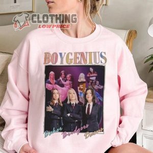 Boygenius 90s Design Merch The Record Band Label T- Shirt, Boygenius Set List Shirt, Boygenius Band Shirt