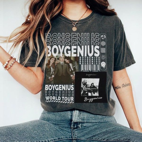 Boygenius Music Shirt, Vintage Boygenius World Tour 2023 Album Graphic Tee, Boygenius Tour 2023 Merch