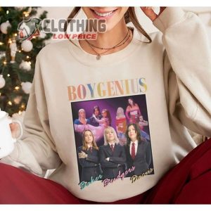 Boygenius Setlist 2023 T- Shirt, Boygenius 90s Design Merch The Record Band Label T- Shirt, Boygenius Band Shirt