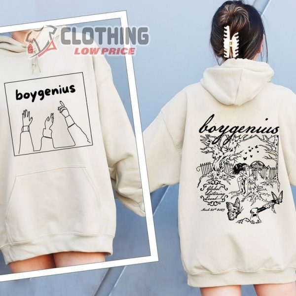 Boygenuis Band Tour T- Shirt, Boygenuis Tour Sweatshirt, Boygenius Reset Setlist Hoodie