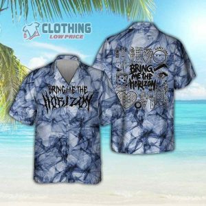 Bring Me The Horizon Tour 2023 Merch, Vintage Bring Me The Horizon Album Lyric Hawaiian Shirt