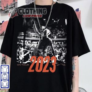 Bruce Springsteen Band World Tour 2023 Shirt Unisex Tee, Bruce Springsteen Tour 2023 Sweatshirt, Bruce Springsteen Tour Dates Merch