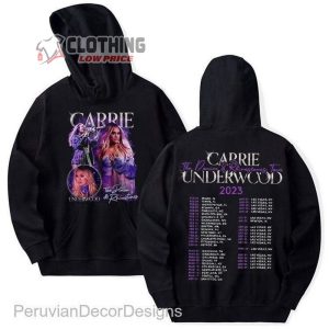 Carrie Underwood Denim And Rhinestones Tour 2023 Hoodie, Carrie Underwood Tour 2023 Sweatshirt