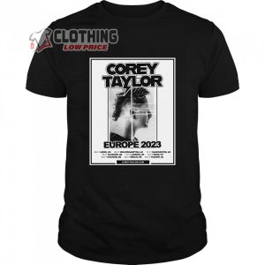 Corey Taylor UK And European Tour 2023 Merch, New Solo Single Post Traumatic Blues Shirt, Corey Taylor Tour 2023 Tickets T-Shirt