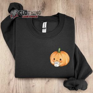 Cute Pumpkin Spice Sweatshirt Autumn Crewneck Sweatshirt Pumpkin Halloween Sweatshirt1 3