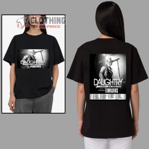 Daughtry Acoustic Bare Bones Tour 2023 USA Merch Daughtry Bare Bones Tour Setlist 2023 Shirt Daughtry Tour Dates 2023 With Special Guest Ayron Jones T Shirt