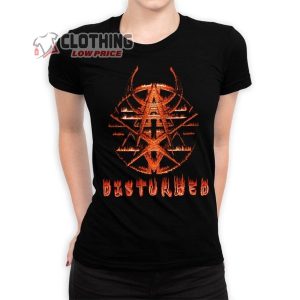 Disturbed Logo T Shirt For Men And Women Disturbed Tour 2023 Shirt Disturbed The Sound Of Silence Merch
