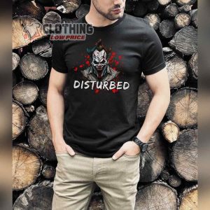Disturbed Scary Clown T Shirt For Men And Women Horror Halloween Shirt Pennywise Horror Movie Tee1 1