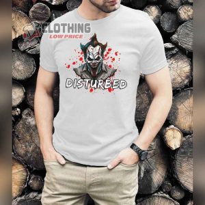 Disturbed Scary Clown T Shirt For Men And Women Horror Halloween Shirt Pennywise Horror Movie Tee1 2