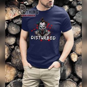 Disturbed Scary Clown T Shirt For Men And Women Horror Halloween Shirt Pennywise Horror Movie Tee1 4