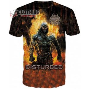 Disturbed The Vengeful One 3D All Over Printed Shirts Disturbed Concert Phoenix Tee Shirt1