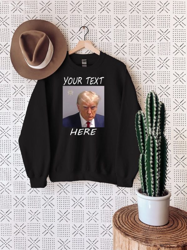 Donald Trump Mug Shot Sweatshirt, Donald Trump Mugshot Memes Hoodie, Trump Never Surrender Merch