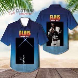 Elvis Moody Blue Elvis Presley Rock Band World Tour 2023 Hawaiian Shirt