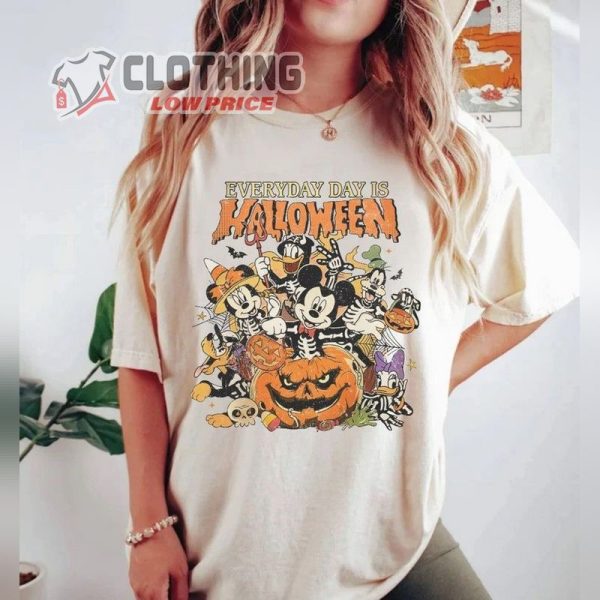 Every day is Halloween Spooky Mouse And Friends Mickey Disney Spooky Pumpkin Halloween Shirt1