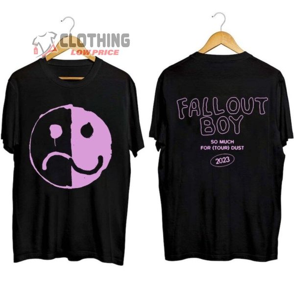 Fall Out Boy Rock And Roll Logo Tour 2023 Merch, So Much (For) Stardust Tour Shirt, Fall Out Boy Concert 2023 T-Shirt