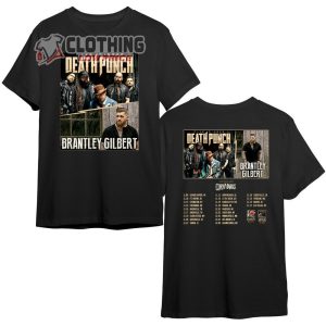 Five Finger Death Punch & Brantley Gilbert US Tour Merch, Five Finger Death Punch – Brantley Gilbert With Special Guest T-Shirt