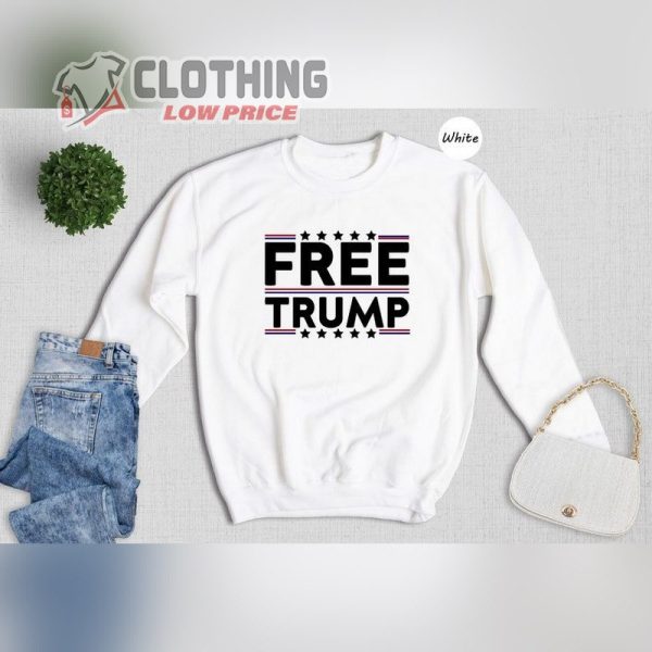 Free Trump Shirt, Trump Support Shirt, Donald Trump Fan, Trump Save America Shirt, Donald Trump Mugshot Merch