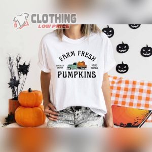 Fresh Pumpkins Fall Women Sweatshirt,  Fall Pumpkin Patch Tee