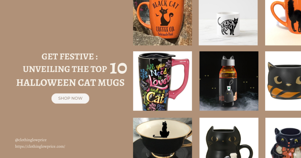 Get Festive Unveiling the Top 10 Halloween Cat Mugs