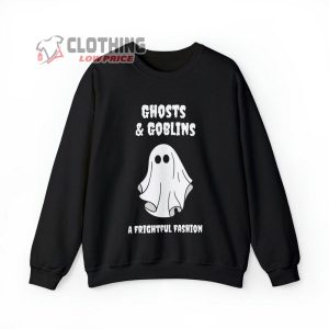 Ghost Goblins Crewneck Halloween Sweatshirt A Frightful Fashion Fall Sweatshirt Spooky Season Merch1 1 1