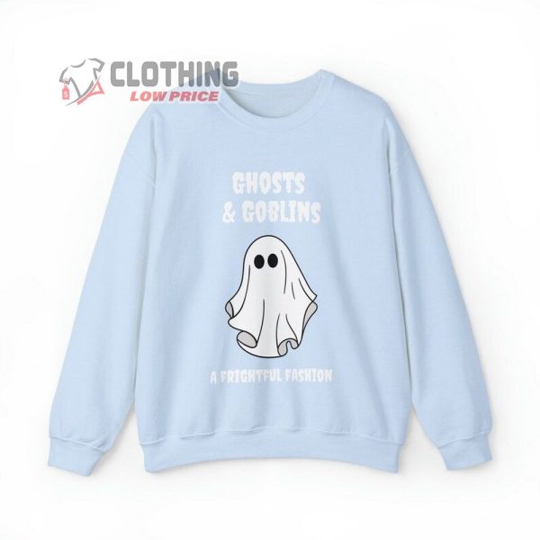 Ghost & Goblins Crewneck Halloween Sweatshirt, A Frightful Fashion Fall Sweatshirt, Spooky Season Merch