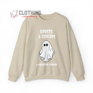 Ghost Goblins Crewneck Halloween Sweatshirt A Frightful Fashion Fall Sweatshirt Spooky Season Merch1 1