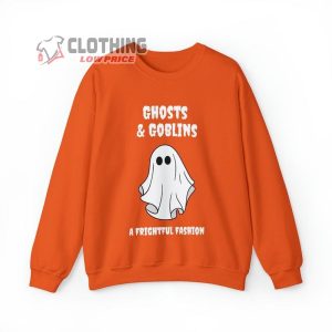 Ghost & Goblins Crewneck Halloween Sweatshirt, A Frightful Fashion Fall Sweatshirt, Spooky Season Merch