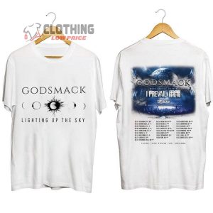 Godsmack With Staind Fall Tour Dates 2023 Shirt, Godsmack Tour With Special Guest I Prevail TShirt, Godsmack 2023 Fall Tour Merch