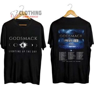 Godsmack With Staind Fall Tour Dates 2023 Shirt, Godsmack Tour With Special Guest I Prevail TShirt, Godsmack 2023 Fall Tour Merch
