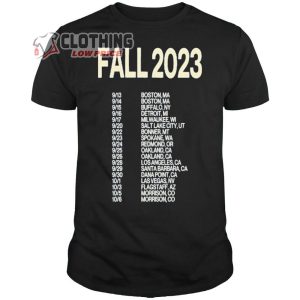 Goose Fall Tour Dates 2023 Merch Goose Tour 2023 Tee Fall Tour 2023 Goose Tickets T Shirt