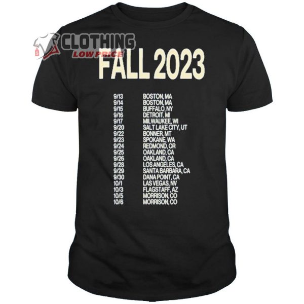 Goose Fall Tour Dates 2023 Merch, Goose Tour 2023 Tee, Fall Tour 2023 Goose Tickets T-Shirt