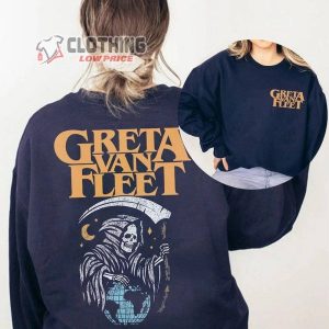 Greta Van Fleet Tour 2023 Amsterdam Unisex Sweatshirt, Greta Van Fleet Rock Band Tour 2023 Shirt, Greta Tour Setlists Merch