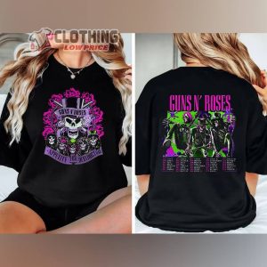 Guns N Roses Appetite For Destruction Album Merch Guns N Roses Tour 2023 Shirt Guns N Roses Rock Band T Shirt
