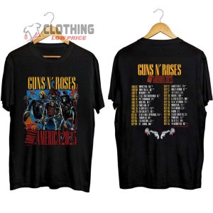Guns N Roses North America 2023 Tour Tickets Merch Guns N Roses Concert Shirt Guns N Roses Tour Dates 2023 With Special Guests T Shirt