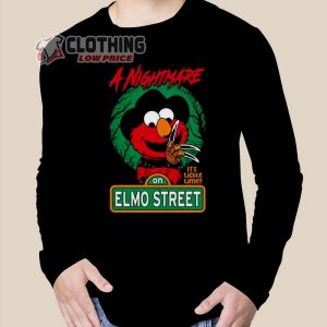 Halloween A Nightmare On Elmo Street Its My Tickle Time Merch Halloween 2023 Long Sleeve Shirt